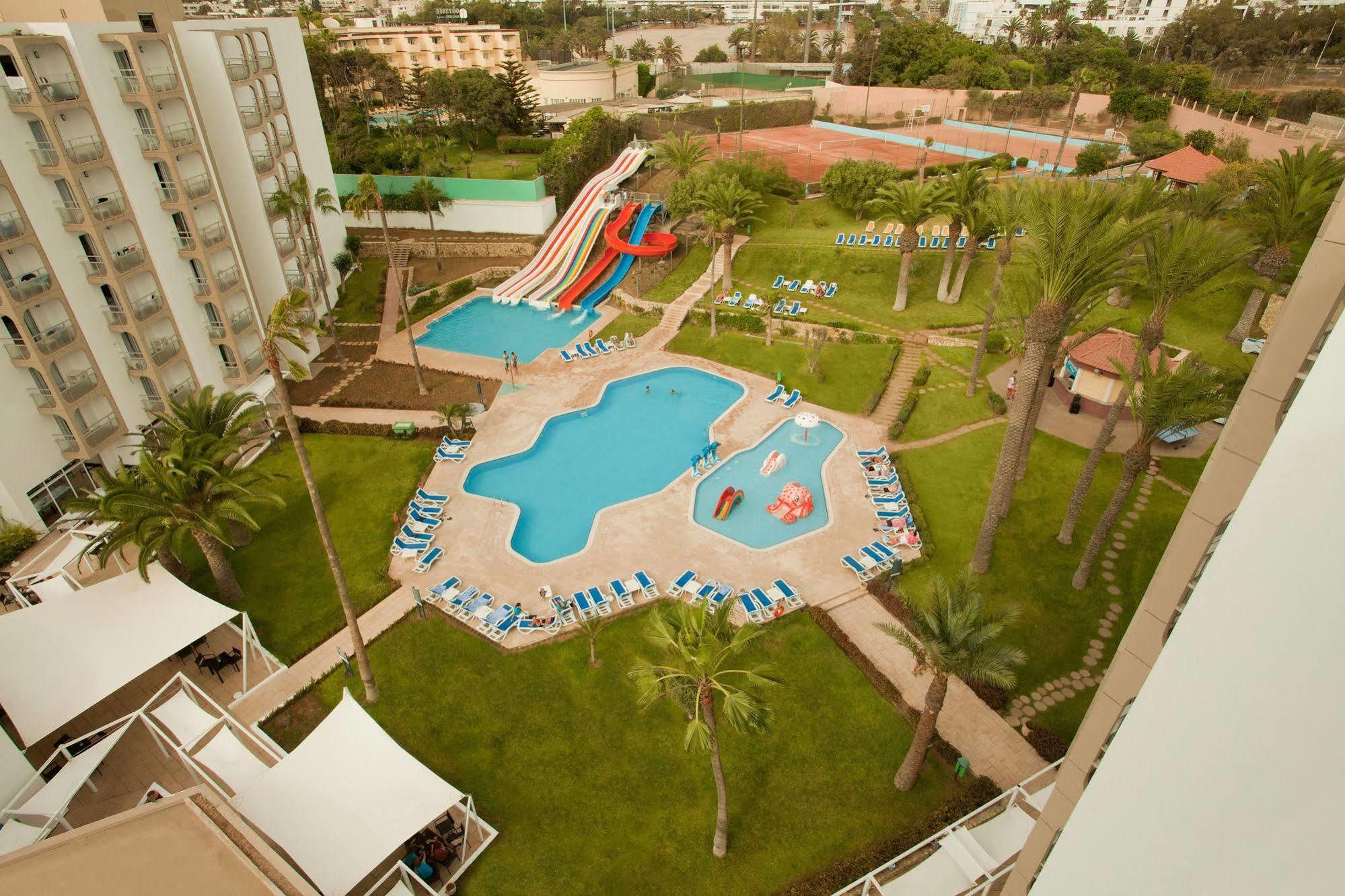 Kenzi Europa Hotel Agadir Exterior foto Aerial view of the hotel